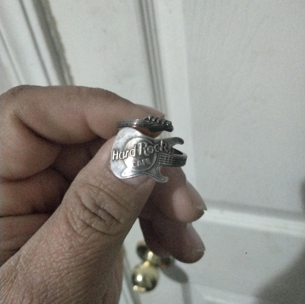 Hard Rock Cafe Silver Ring